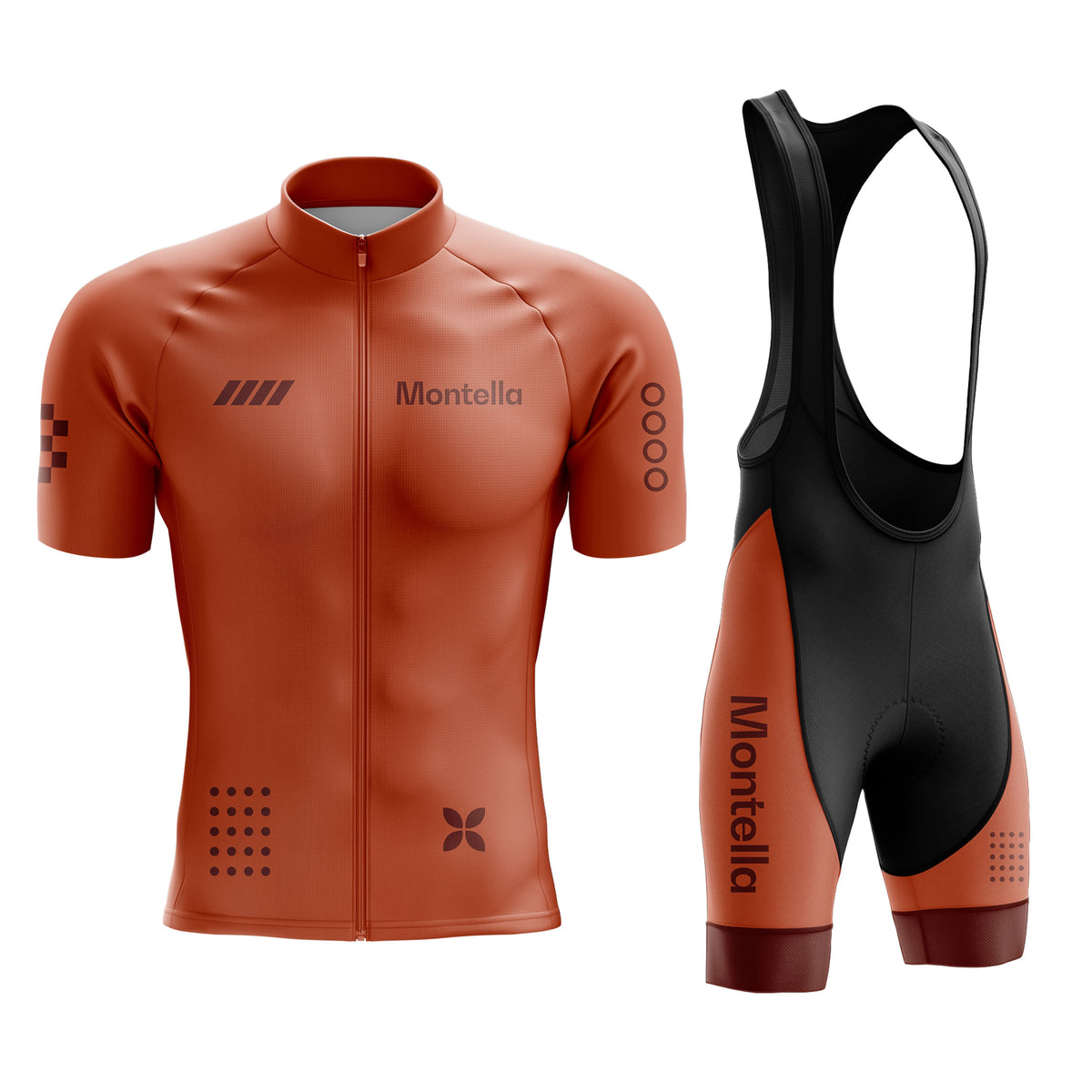 Men's Terracotta Cycling Jersey or Bib Shorts