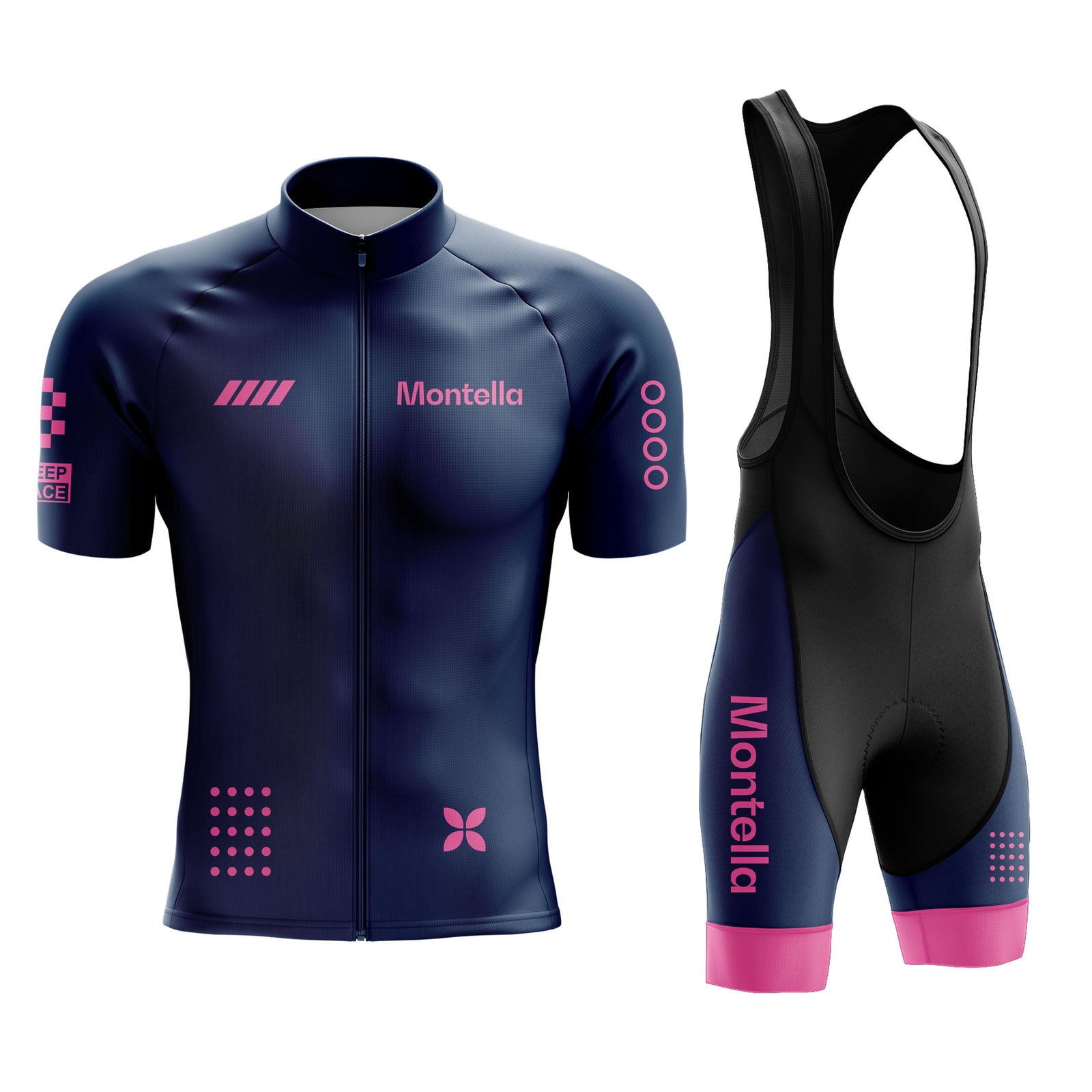 Jersey o baberos para hombres del lado azul