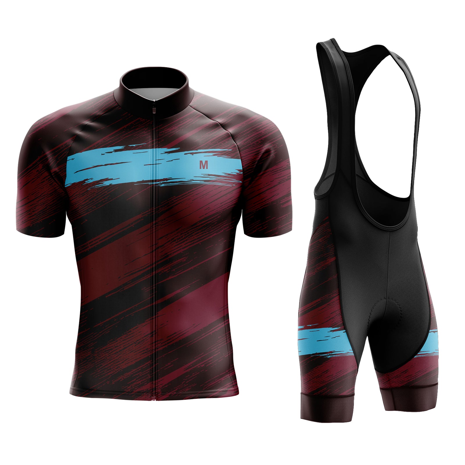Jersey o baberos para hombres del lado azul