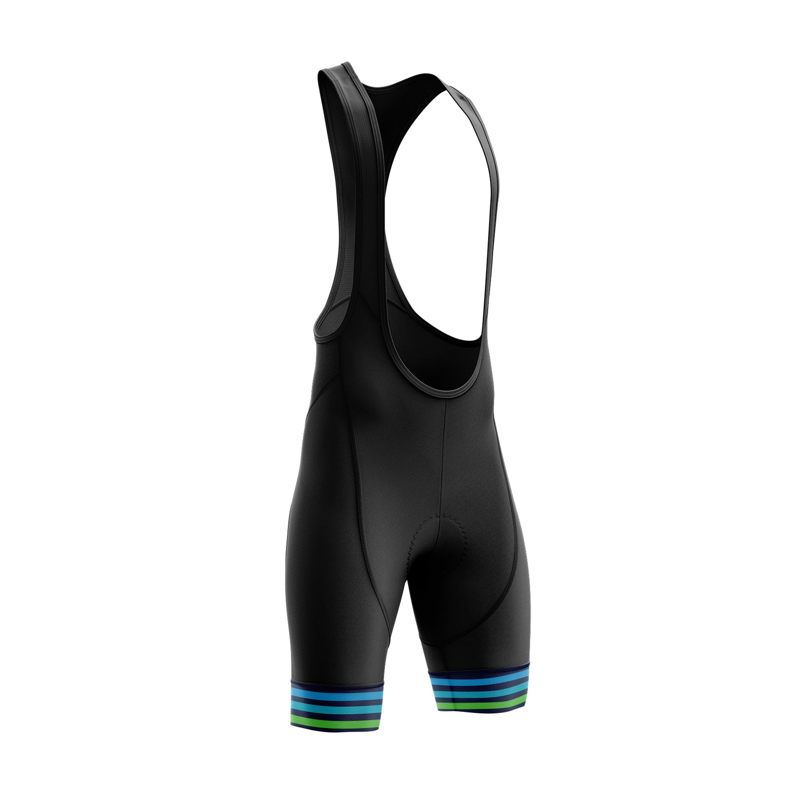 Pantalones cortos de ciclismo de lado azul