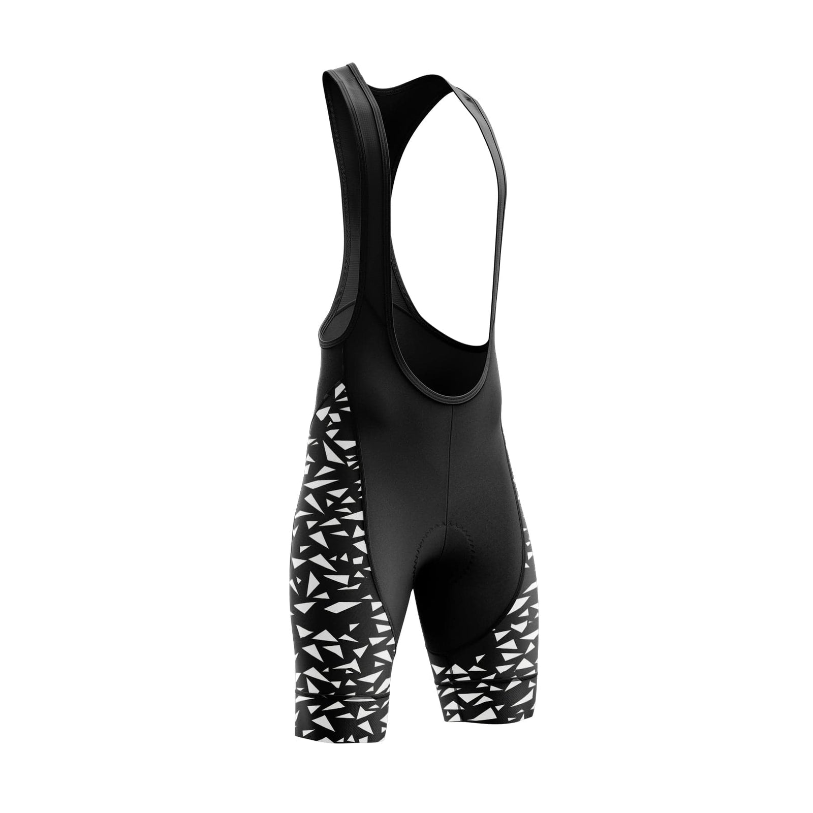 Black Triangles Cycling Bib Shorts