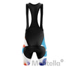 Pantalones cortos de ciclismo de lado azul