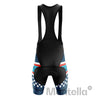 Men's Blue Dots Cycling Bib Shorts