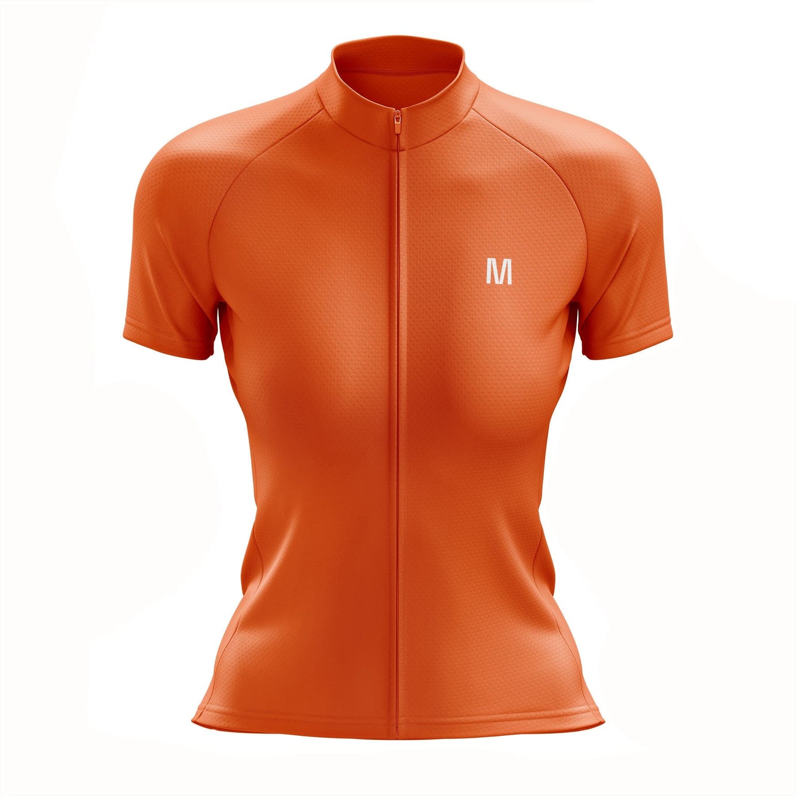 Women's Orange Cycling Jersey