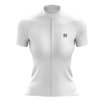 Jersey de ciclismo de gradiente rosado de mujeres