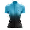 Women's Blue Gradient Cycling Jersey or Shorts