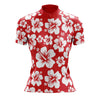 Women's Hibiscus flower Cycling Jersey