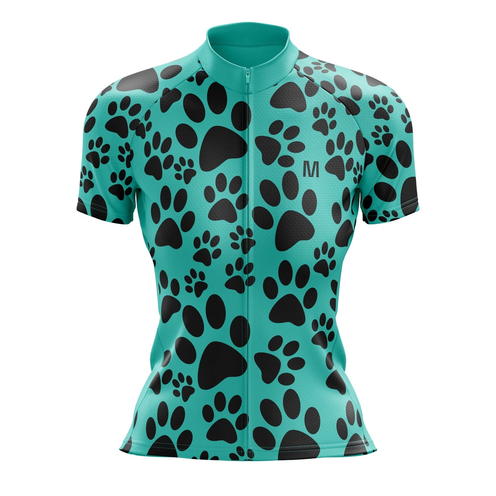 Women's Tile Dog Gradient Cycling Jersey