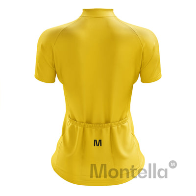 Women's Yellow Cycling Jersey