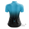 Women's Blue Gradient Cycling Jersey