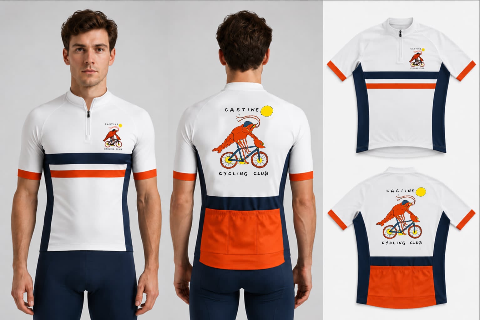 Custom Castine Cycling Jersey