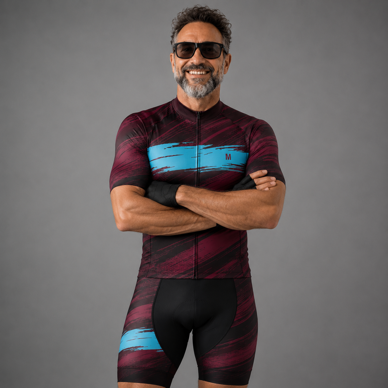 Jersey o baberos para hombres del lado azul