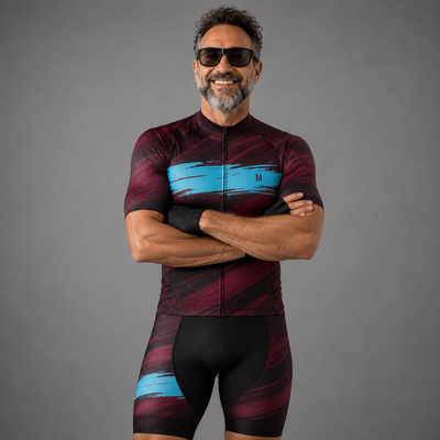 Jersey o baberos para hombres del lado azul