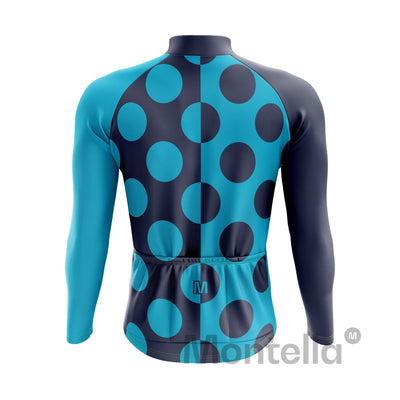 Jersey de ciclismo de manga de ángulo negro de los hombres