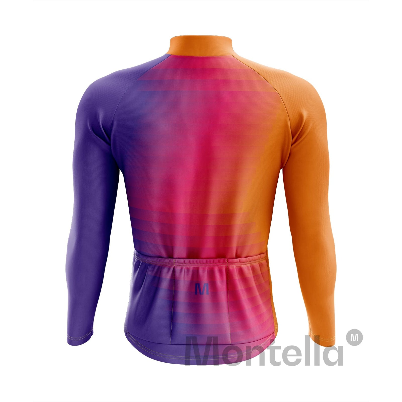 Jersey de ciclismo de manga de ángulo negro de los hombres