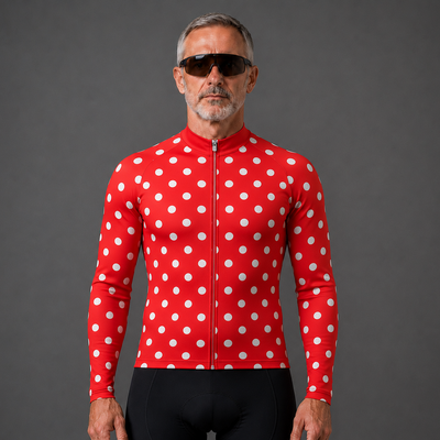 Jersey de ciclismo de manga de ángulo negro de los hombres