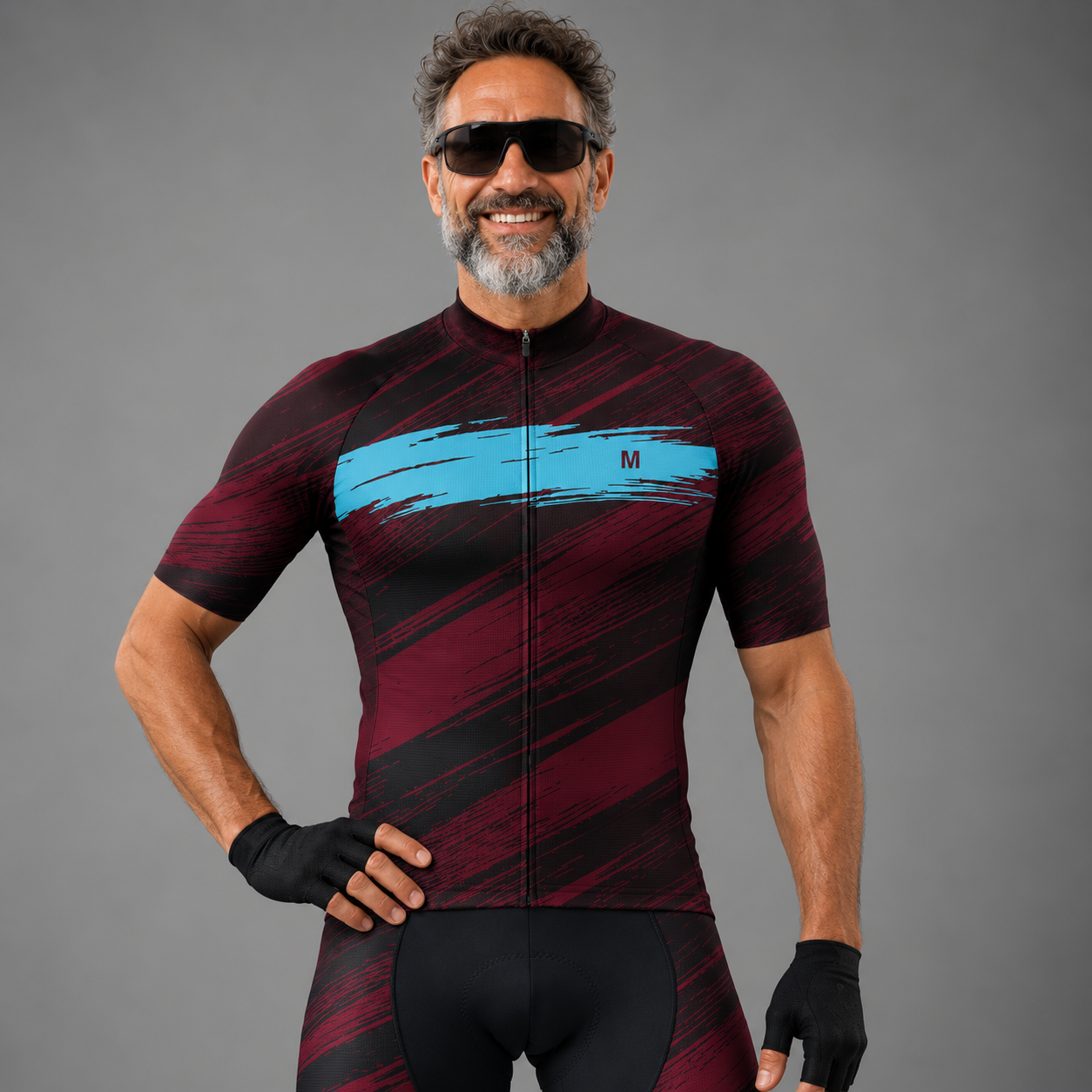 Jersey o baberos para hombres del lado azul