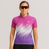 Women's Pink Gradient Cycling Jersey or Shorts