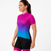 Women's Pink Gradient Cycling Jersey or Shorts