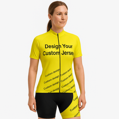 Professional Women's Custom Cycling Jersey and Bibs