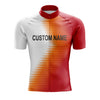 Custom Orange Cycling Jersey