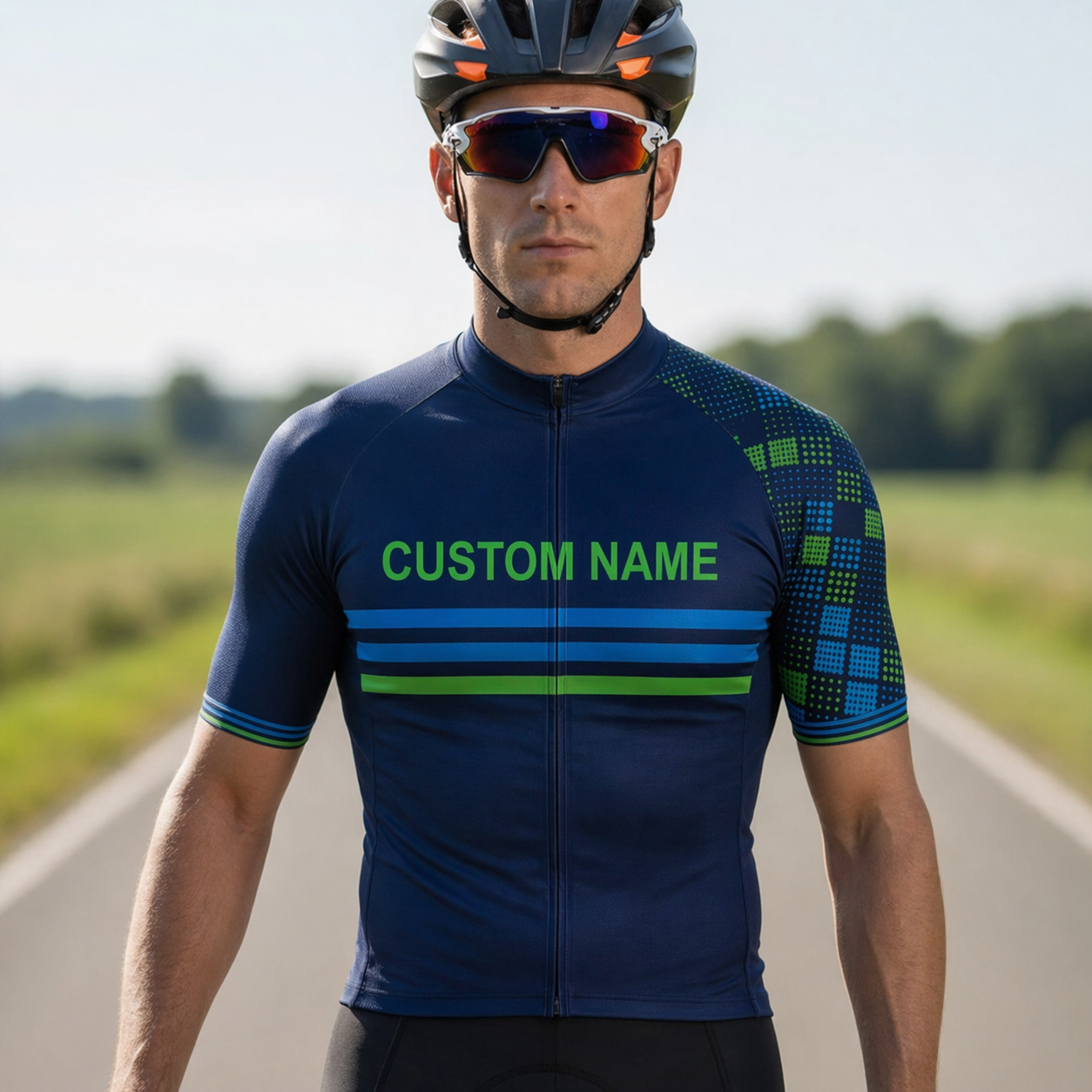 Custom Turbo Cycling Jersey or Bib Shorts