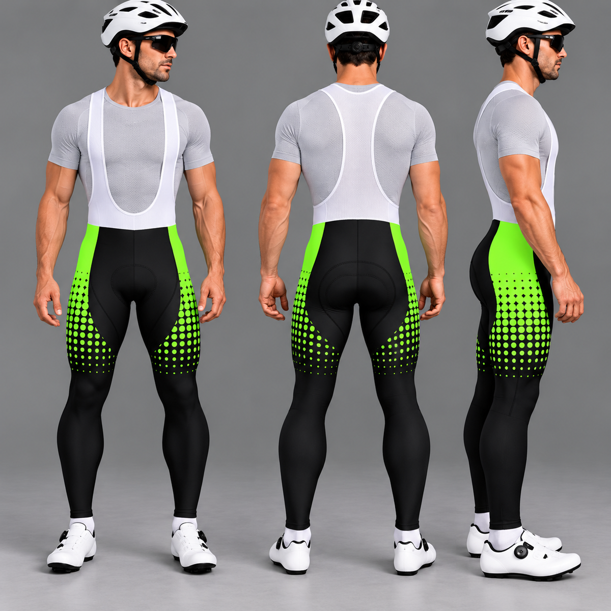 Hi Vis Men's Cycling Bib Pants