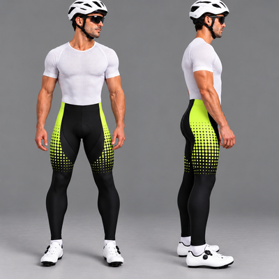 Hi Vis Men's Cycling Pants - Yellow