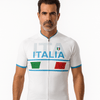Italia White Cycling Jersey
