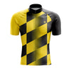 Men's Yellow Black Cycling Jersey