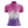 Women's Pink Gradient Cycling Jersey or Shorts