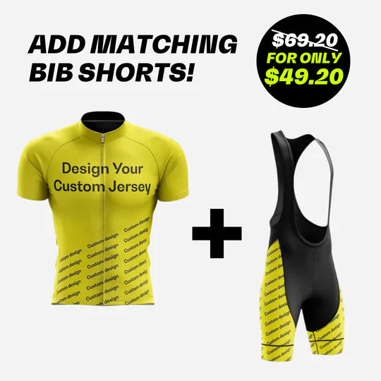 Jersey y baberos de ciclismo personalizado profesional