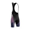 Men Grey Purple Cycling Bib Shorts