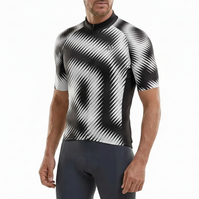 Men's Black Cadence Cycling Jersey