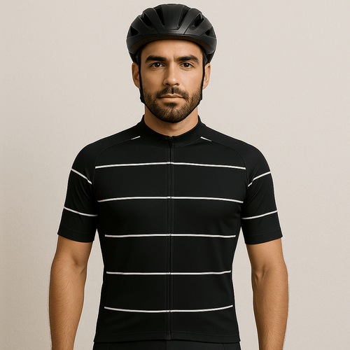 Men's Black Cycling Jersey