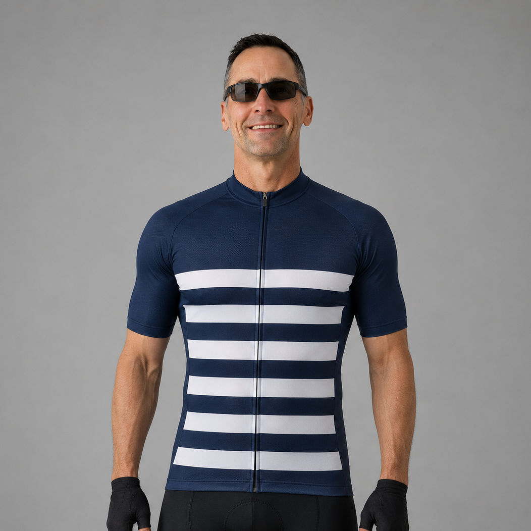 Men's Blue Cycling Jersey 26/4 Edition