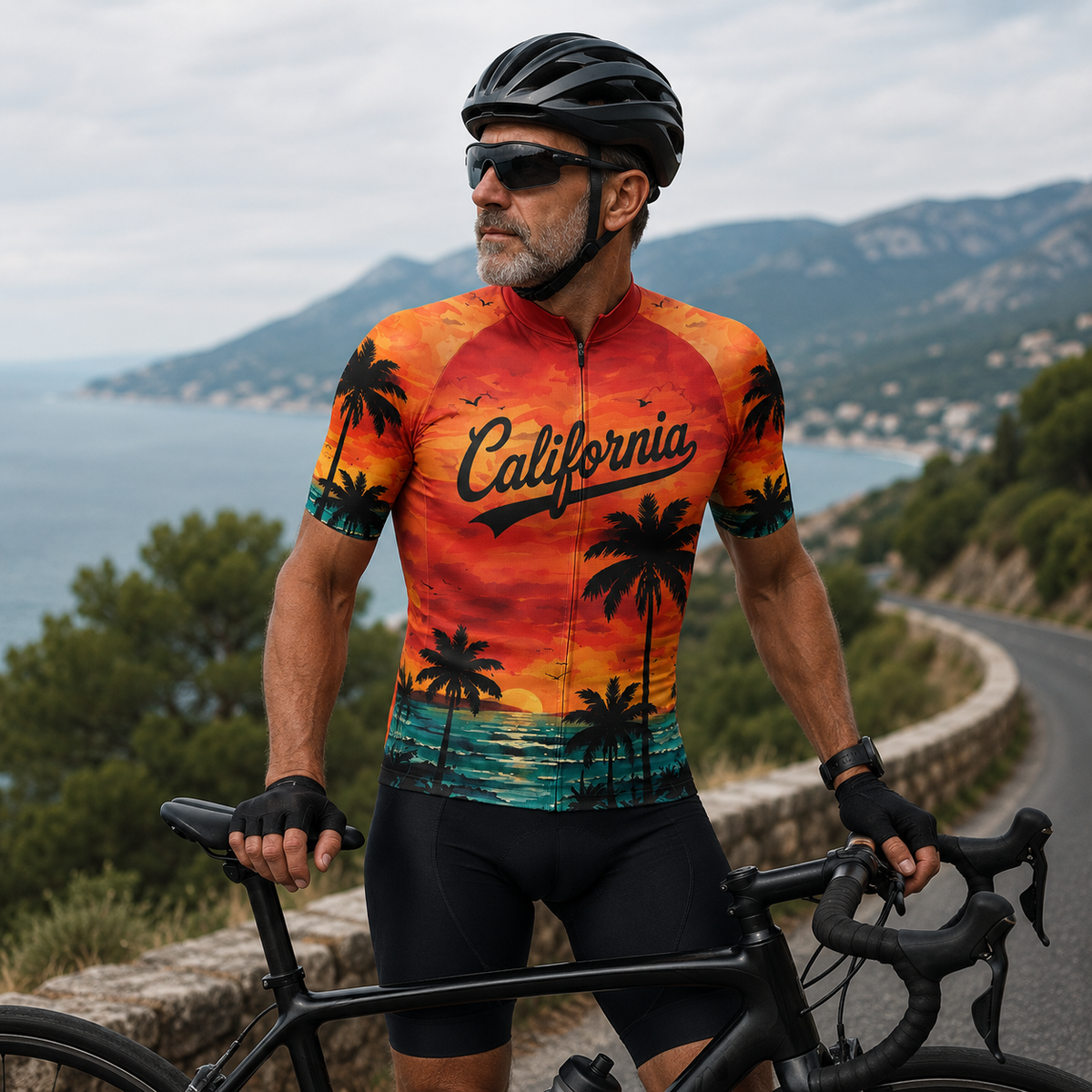 Men's California Cycling Jersey or Bib Shorts