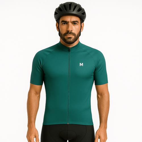 Men's Green Cycling Jersey