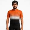 Men's Orange Gradient Cycling Jersey