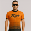 Men's Orange Ride Cycling Jersey