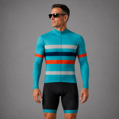 Men's Teal Cycling Jersey 26/7 Edition