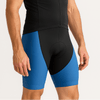 Men's Blue Gel Padded Cycling Shorts