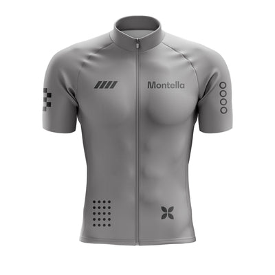 Men's Grey Cycling Jersey