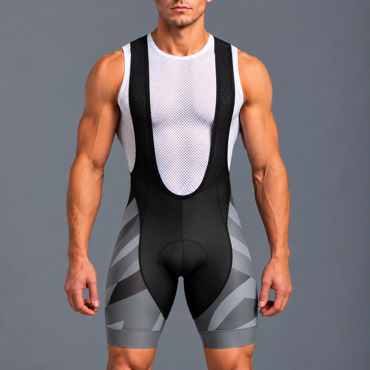Pantalones cortos de ciclismo de lado azul