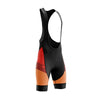 Orange Side Cycling Bib Shorts