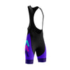 Purple Arrows Cycling Bib Shorts