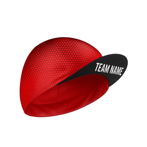 Red Gradient Cycling Cap