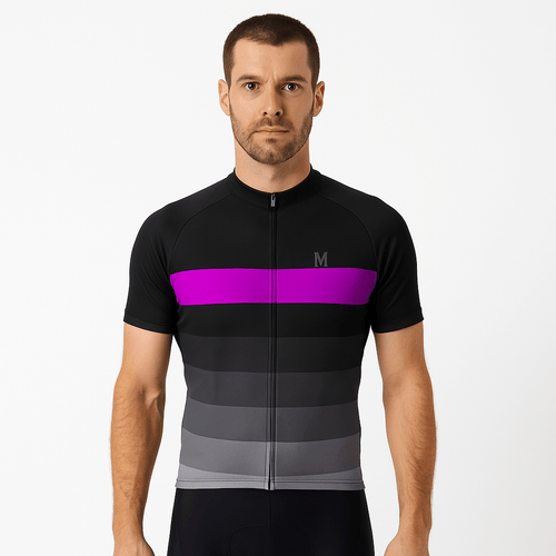 Relaxed Grey Men's Cycling Jersey
