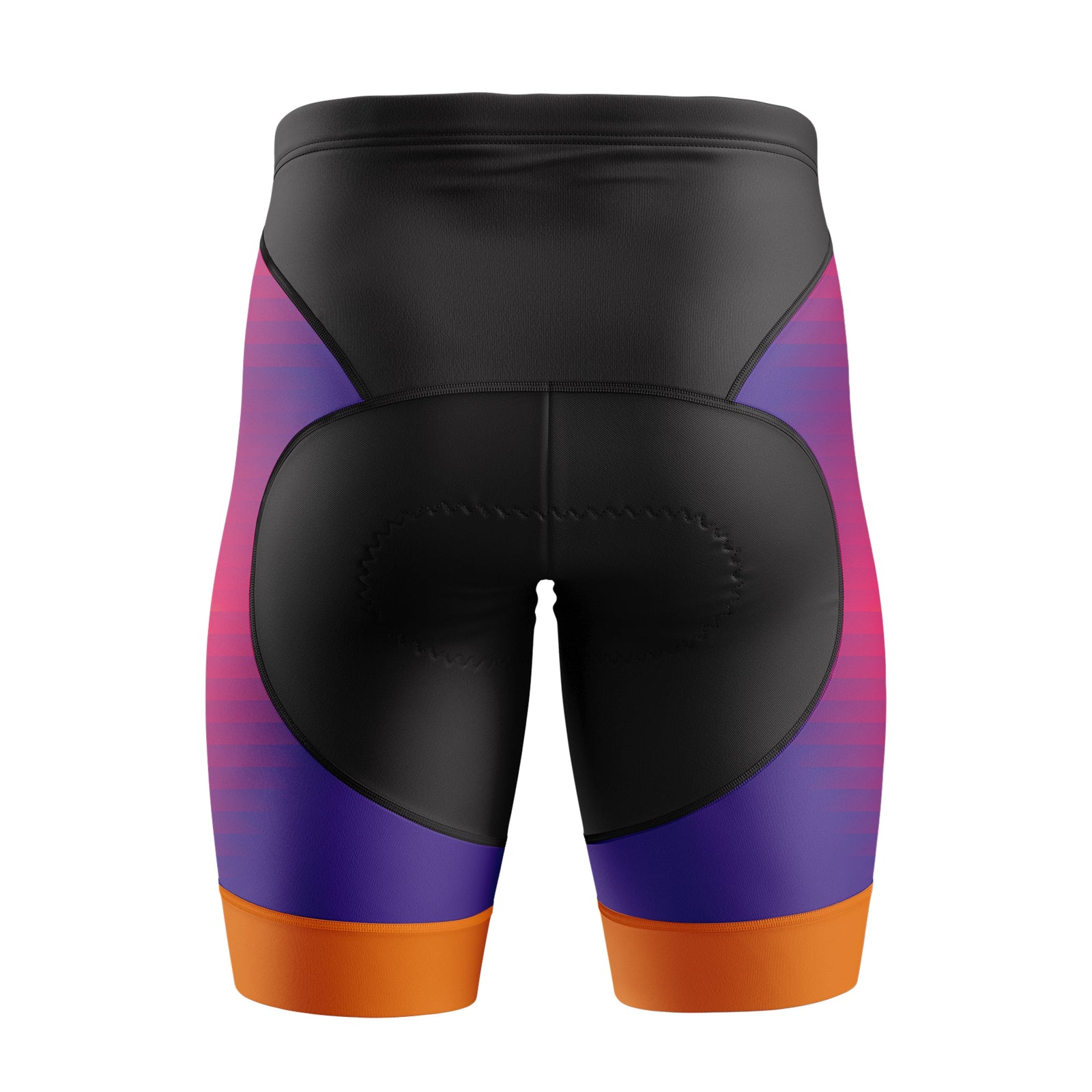 Mujeres pantalones cortos de ciclismo de gradiente rosa
