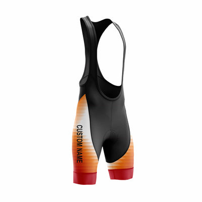 Custom Orange Cycling Jersey or Bib Shorts